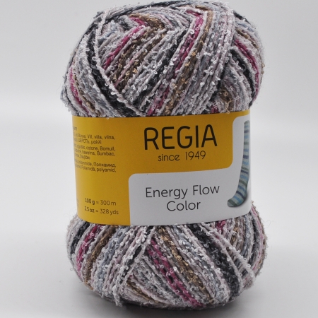 Пряжа для вязания и рукоделия Regia Energy Flow Color (Regia)